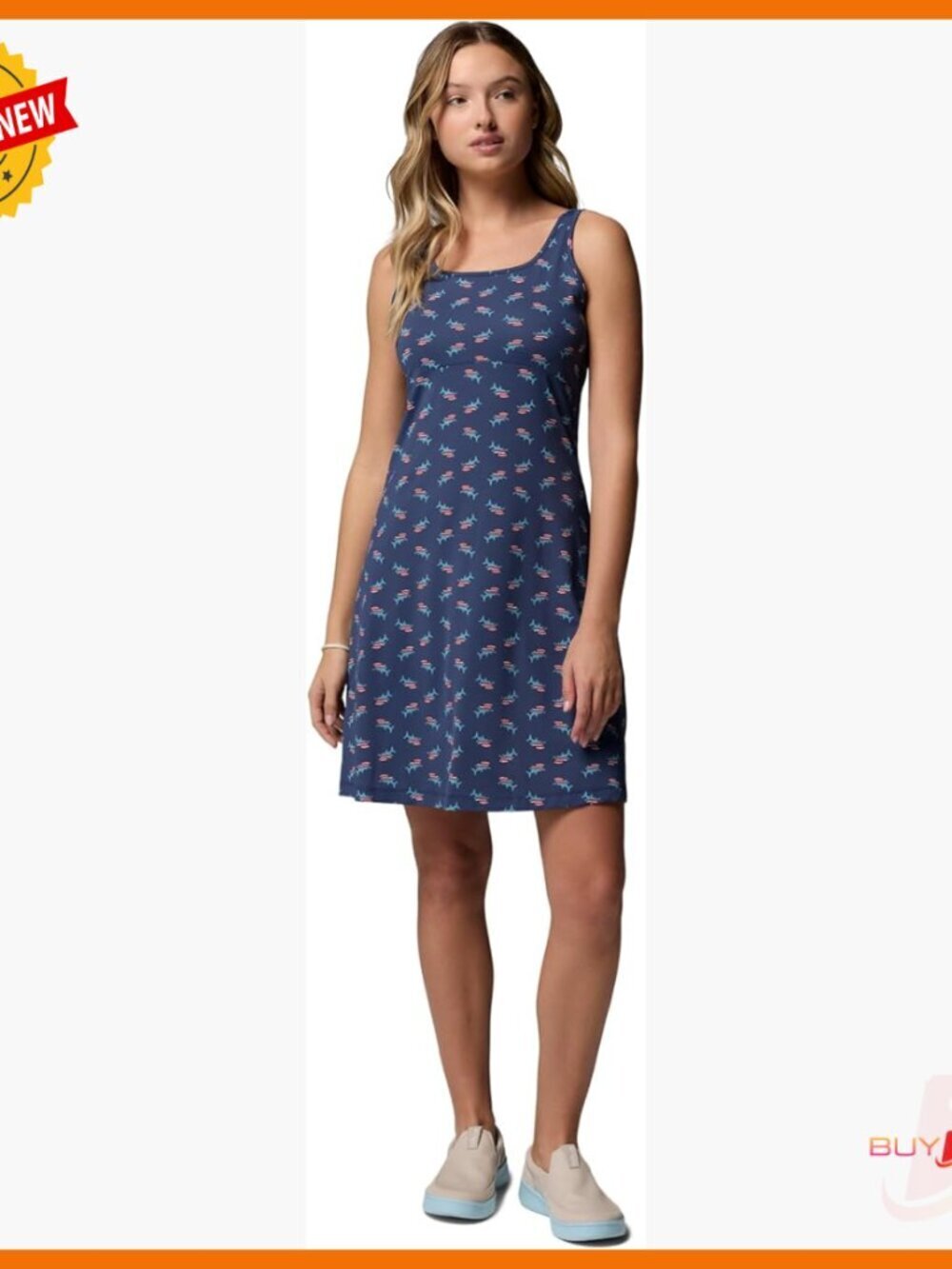 Performance Sun Dress Active Fit UPF 30 Moisture Wicking X-Small